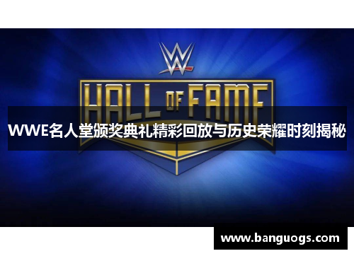 WWE名人堂颁奖典礼精彩回放与历史荣耀时刻揭秘